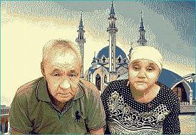 Ковер-портрет на юбилей родственников