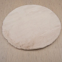 Овальный ковер из искусственного меха Krolik 1000A T2408_BEIGE круг
