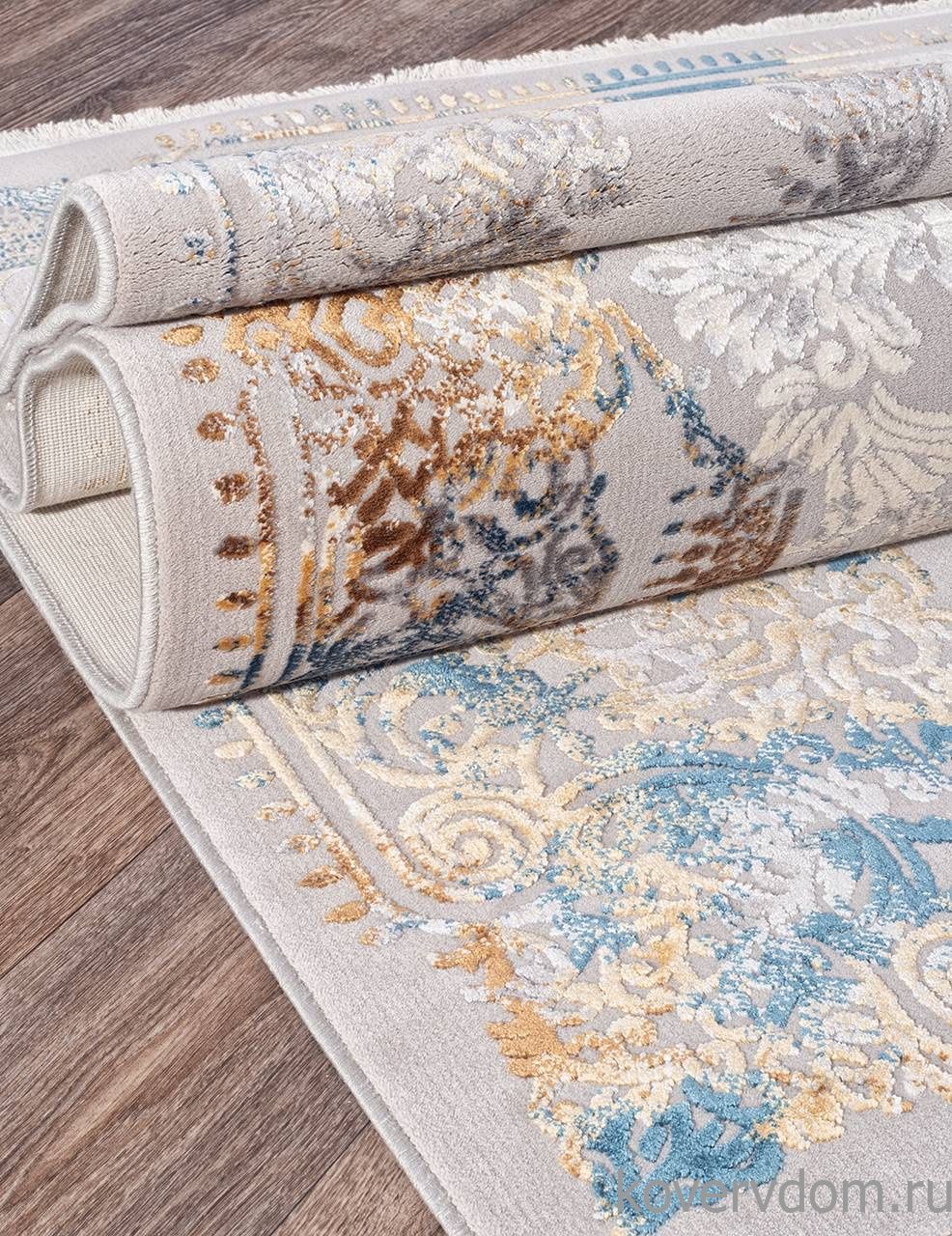 Ковер ERVA 18134 L.GRAY / BLUE