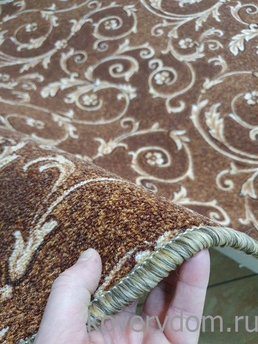 Ковер-палас ВЕНЗЕЛЯ 1243 цвет 43 коричневый Ковер-палас ВЕНЗЕЛЯ 1243 цвет 43 коричневый