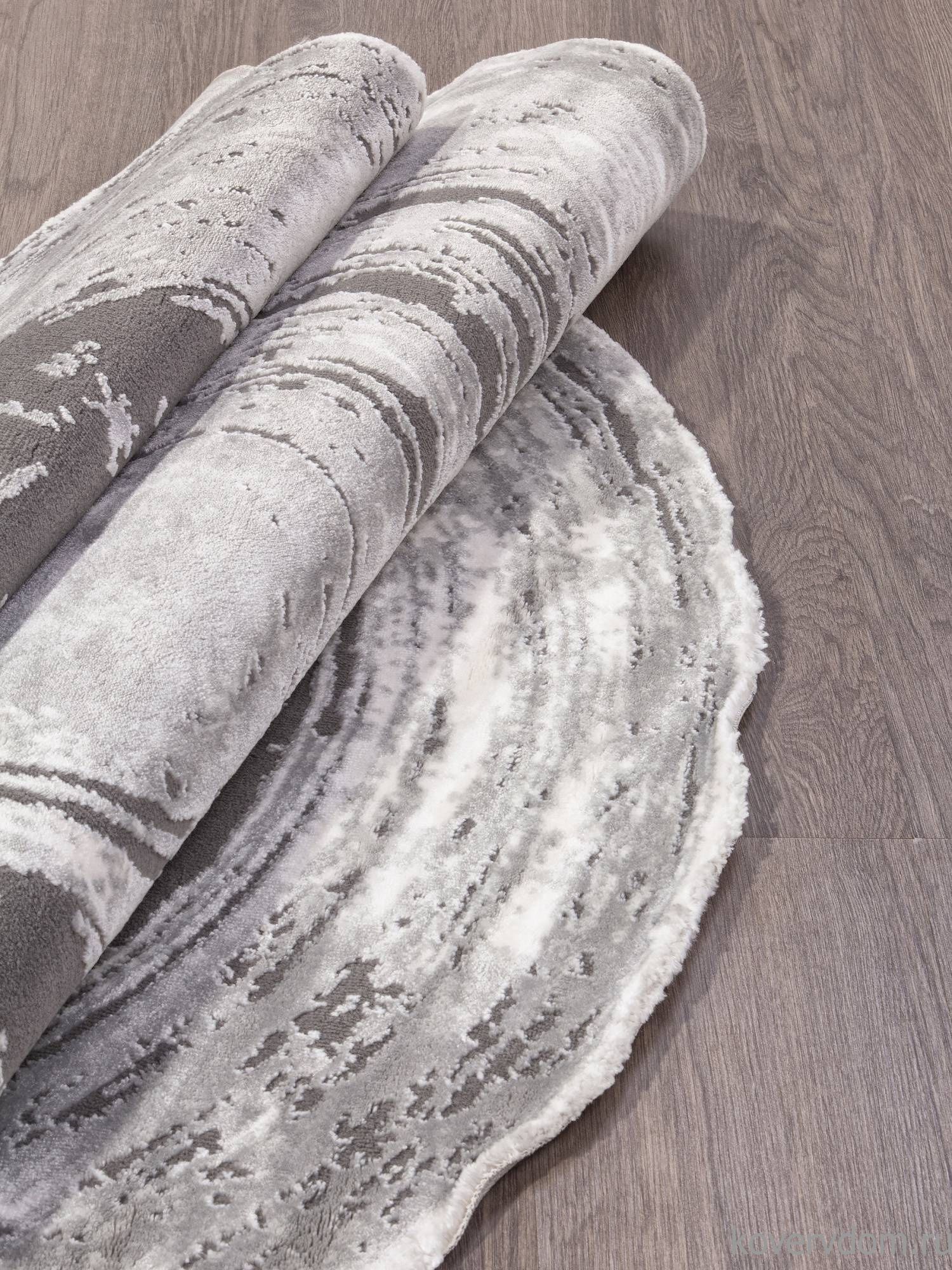 Ковер SAFIR 00843G GREY / GREY Круг