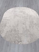 Ковер в спальню LIMAN-A F169 CREAM-GRAY Овал