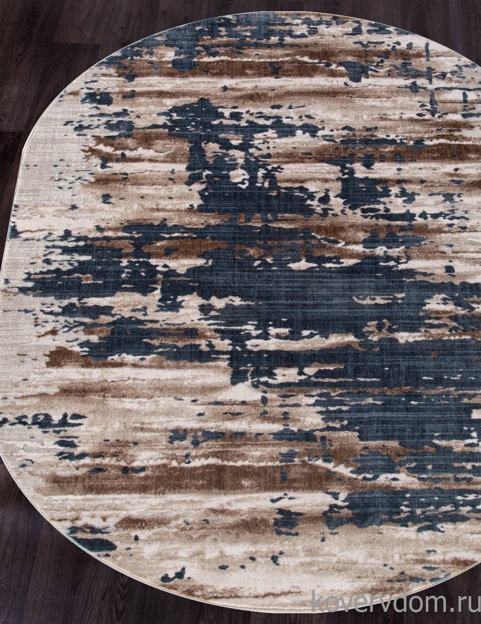 Ковер STAR P0394 M.L.BEIGE / D.BLUE Овал Ковер STAR P0394 M.L.BEIGE / D.BLUE Овал