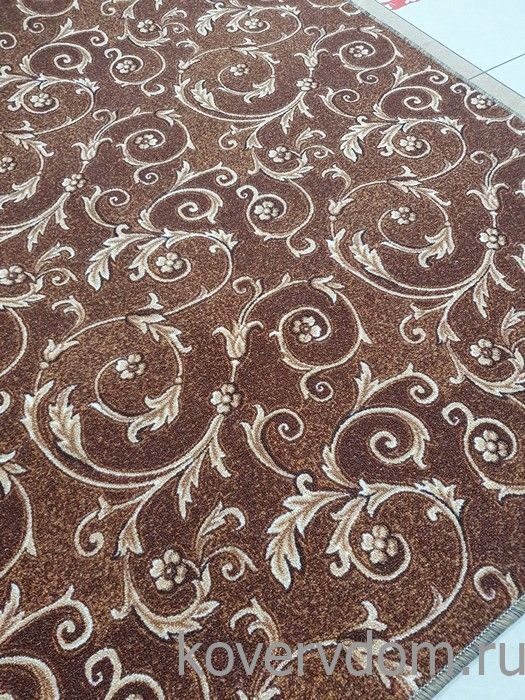 Ковер-палас ВЕНЗЕЛЯ 1243 цвет 43 коричневый Ковер-палас ВЕНЗЕЛЯ 1243 цвет 43 коричневый