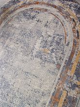 Круглый ковер ZUMMA F258 ORANGE Овал