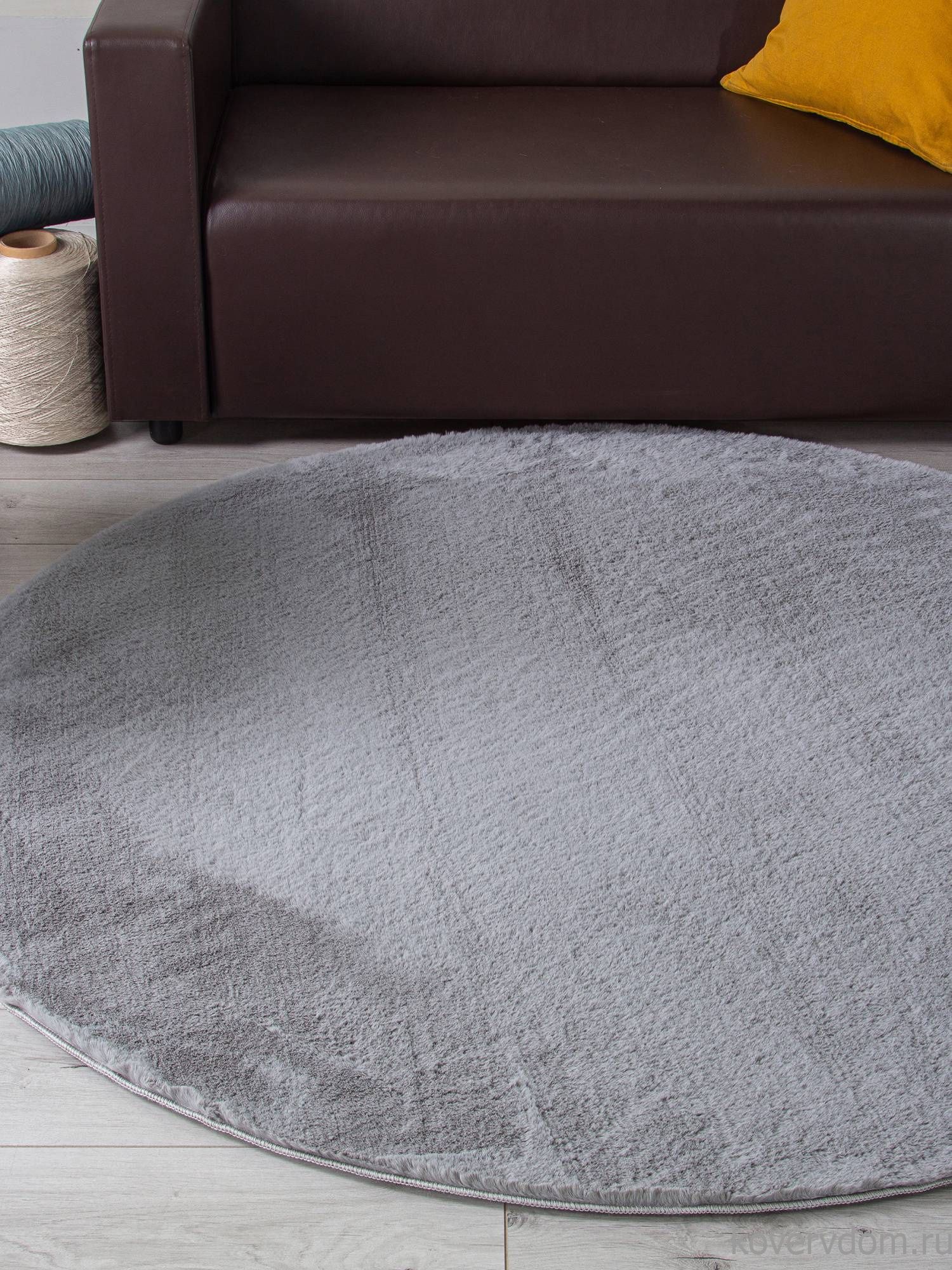 Ковер RABBIT LUXE PX2001 SILVER Круг