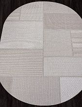 Круглый ковер-циновка KAIR S139 BEIGE Овал