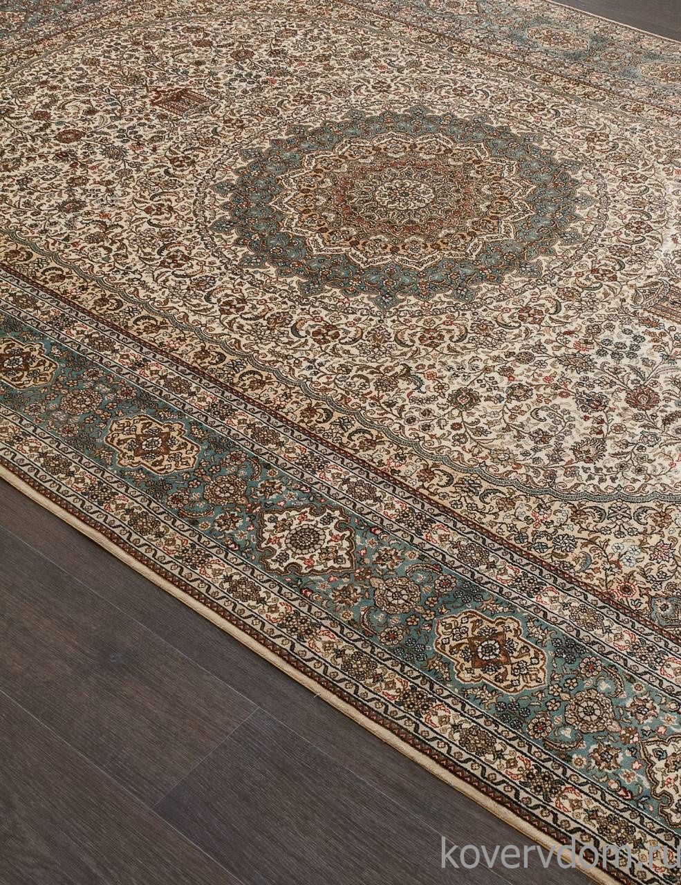 Ковер Tibet SILK & SILK S-08 CREAM / BLUE