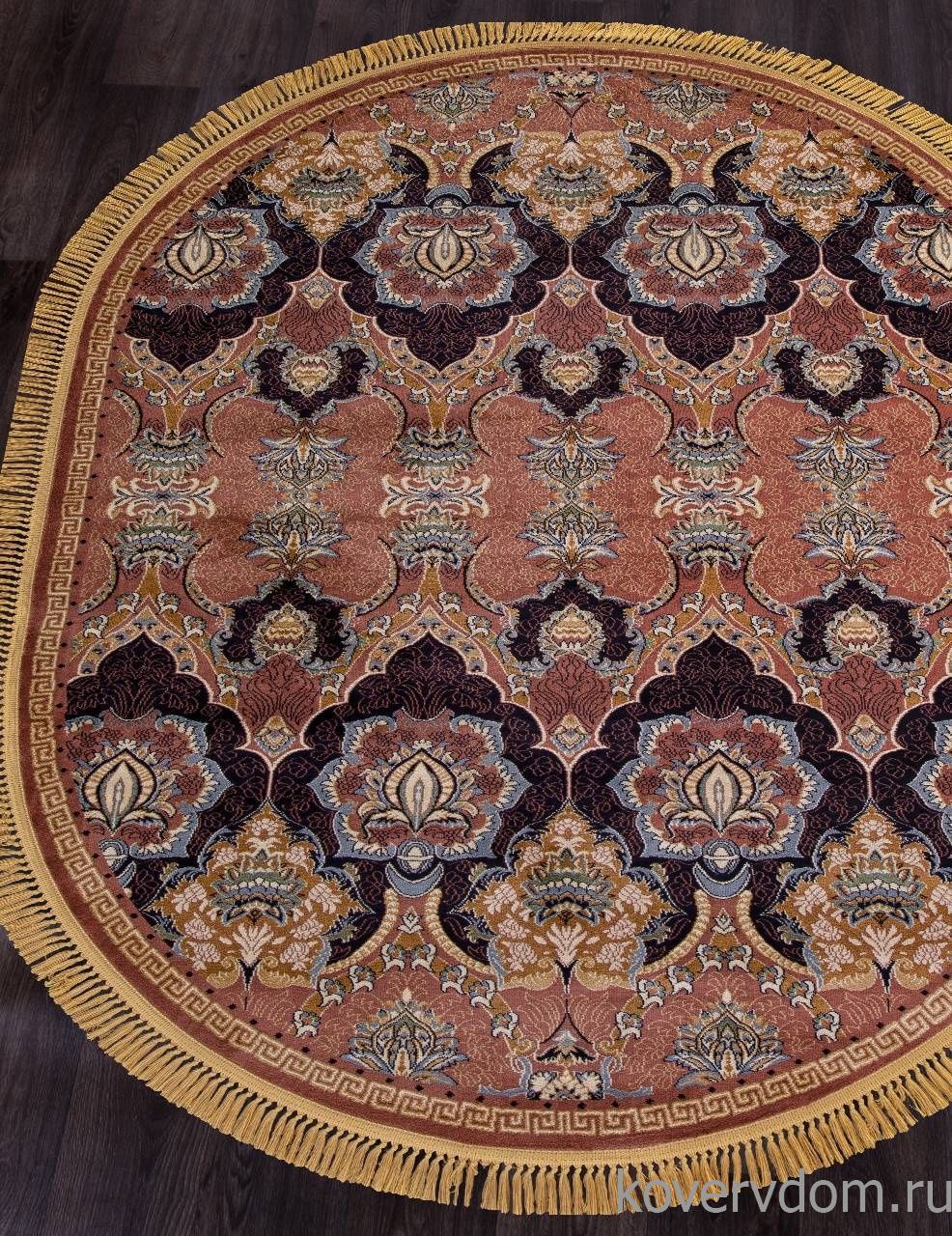 Ковер BUHARA D435 DARK PINK Овал Ковер BUHARA D435 DARK PINK Овал