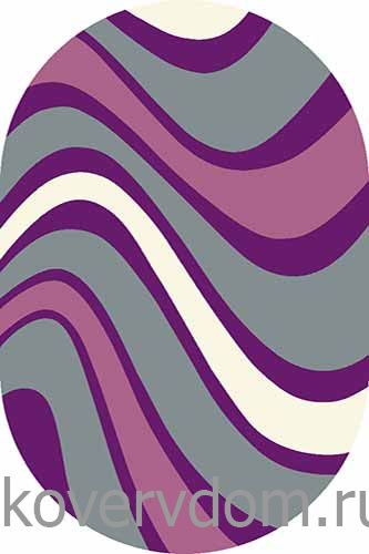 Ковер SUNRISE 2 V802 GRAY-LILAC Овал Ковер SUNRISE 2 V802 GRAY-LILAC Овал