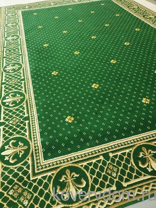 Полушерстяной ковер в кабинет Classic Green