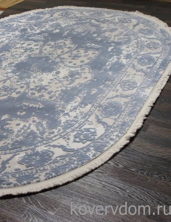 Ковер TRUVA 08311T BLUE / BLUE Овал Ковер TRUVA 08311T BLUE / BLUE Овал