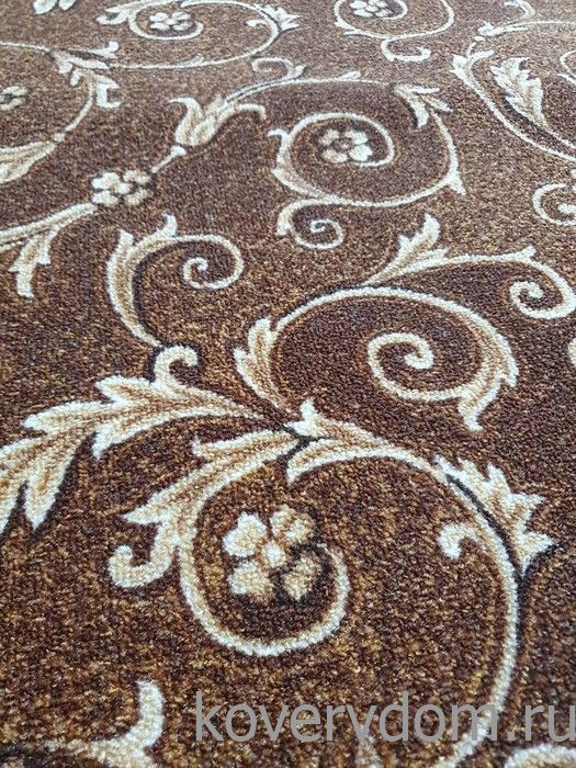 Ковер-палас ВЕНЗЕЛЯ 1243 цвет 43 коричневый Ковер-палас ВЕНЗЕЛЯ 1243 цвет 43 коричневый