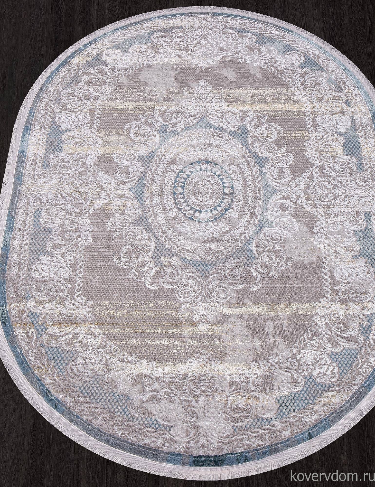 Ковер AJMAL LP 289 CREAM / TURQUOISE Овал