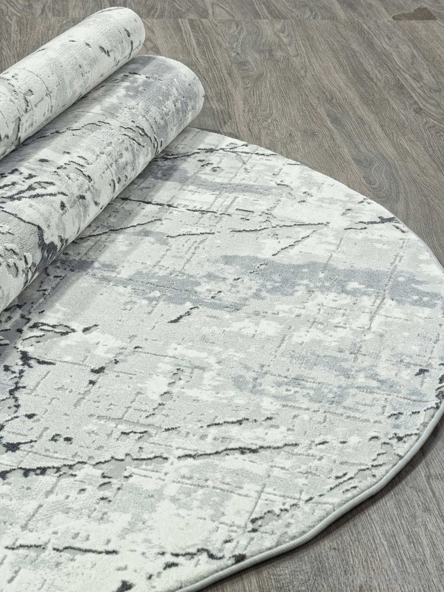 Ковер NENSI GL039G GREY / GREY Овал Ковер NENSI GL039G GREY / GREY Овал